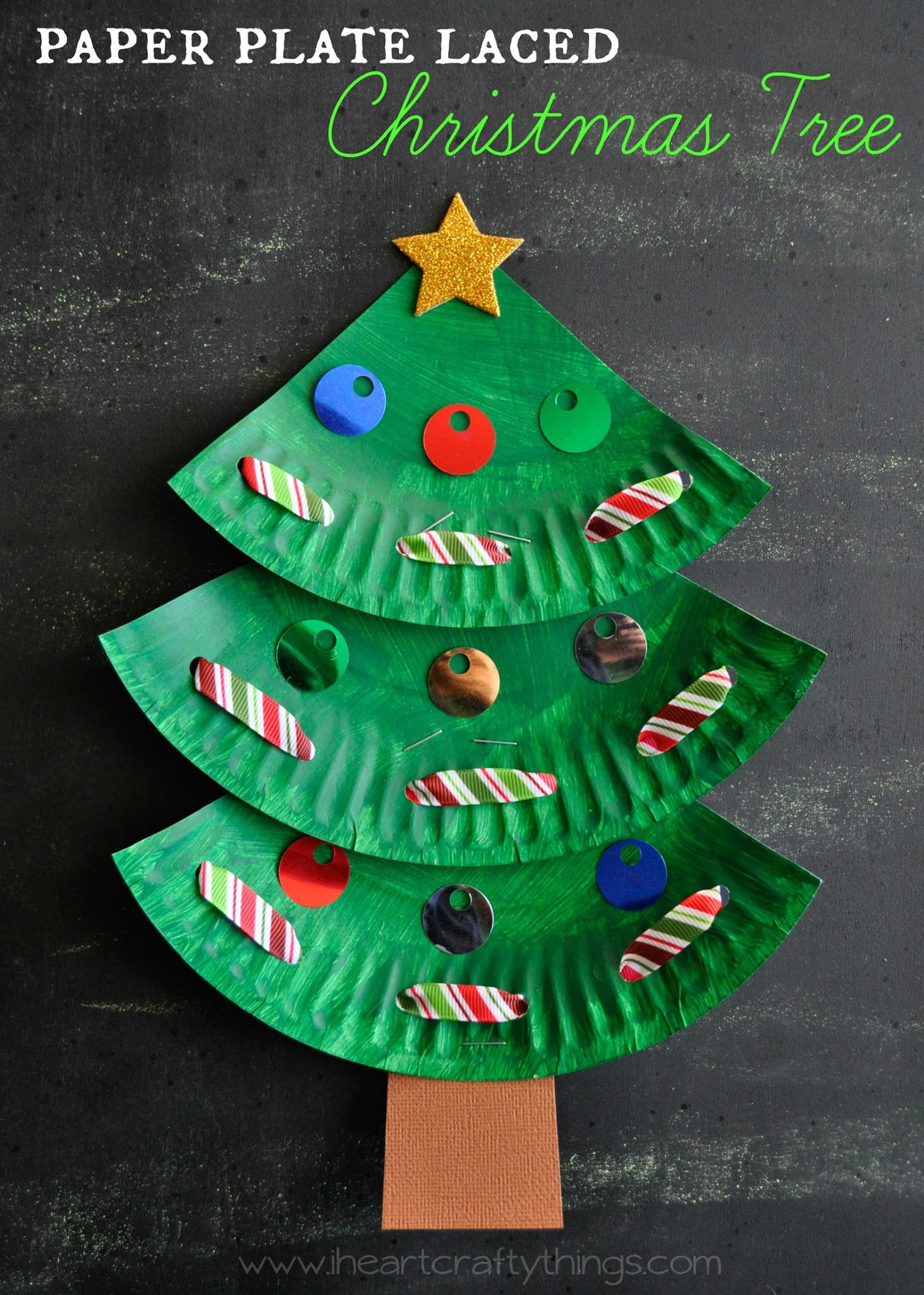 Paper Plate Christmas Crafts by Kix Cereal