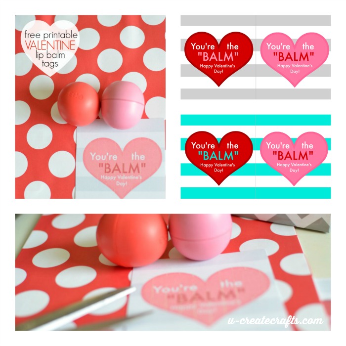 Valentine Lip Balm Printables U Create