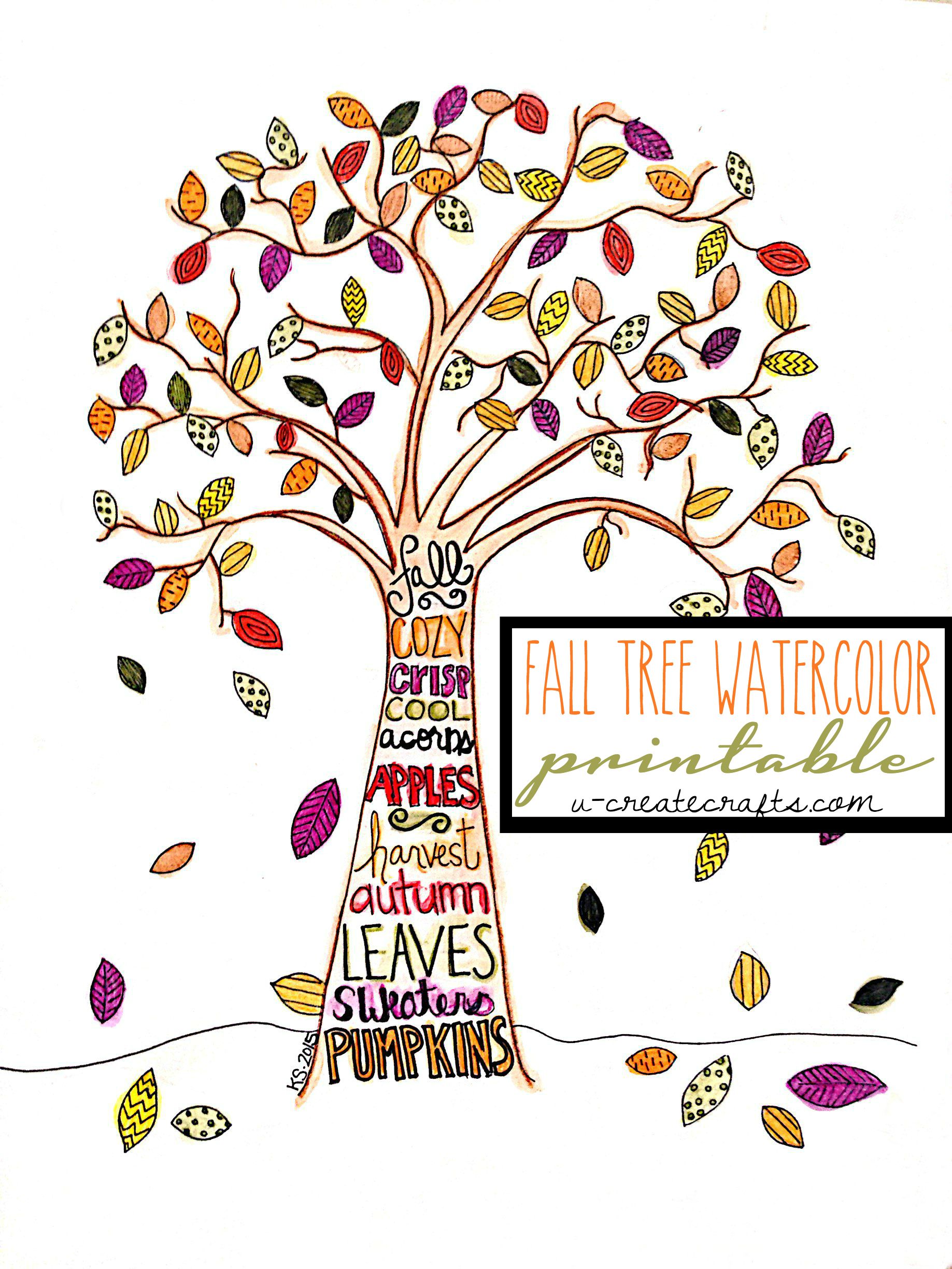 Free Fall Tree Pattern U Create Free Fall Tree Pattern U Create