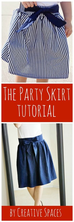 The Party Skirt Tutorial by Creative Spaces