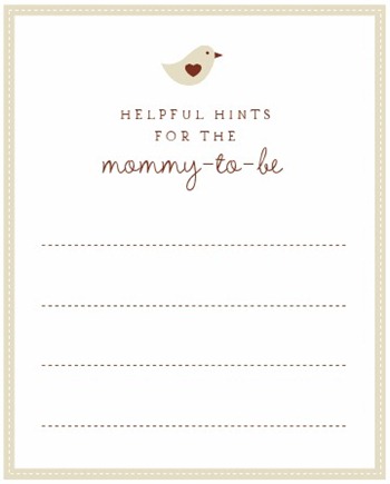 Baby Shower Free Printable