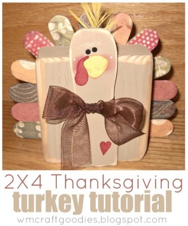 2x4 Thanksgiving Turkey Tutorial