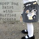Paper Bag Skirt Tutorial by Lemon Squeezy Home