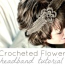 Crochet Flower Headband Tutorial
