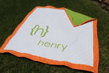 Personalized Baby Quilt Tutorial