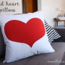 Heart Pillow Tutorial by Noodlehead