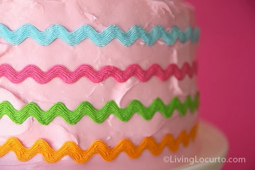 Ric Rac Birthday Cake by Living Locurto