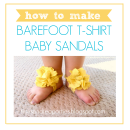 Barefoot Baby Sandals Tutorial