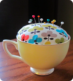 tea cup pincushion tutorial