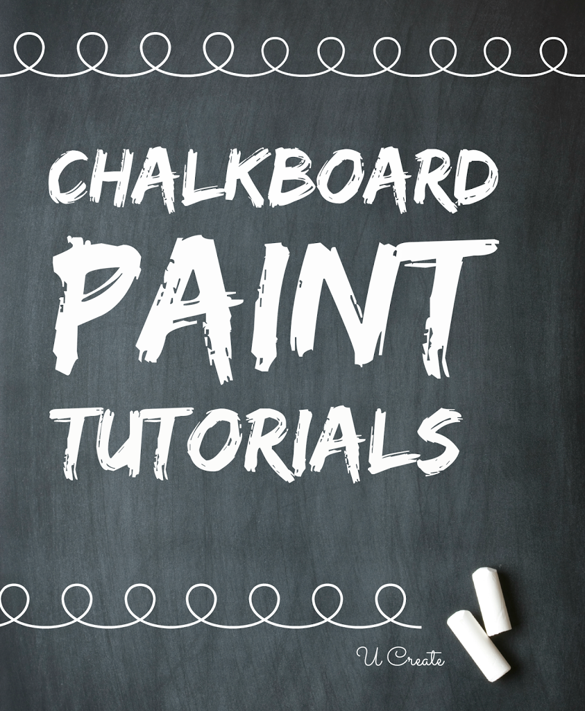 Chalkboard Paint Tutorials - Tons of ways to use it and how to make your own!