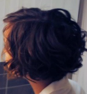 curly locks short hair back
