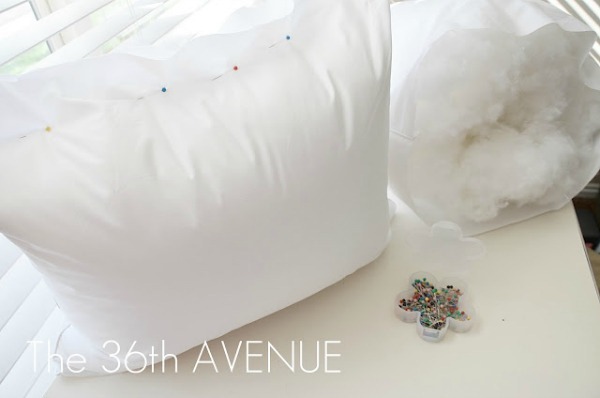 How to Turn One Pillow into 2 throw pillows!