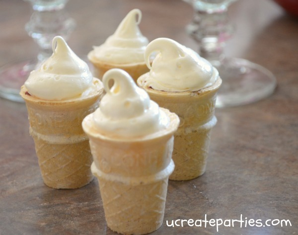 Mini Icecream Cake Cones by U Create