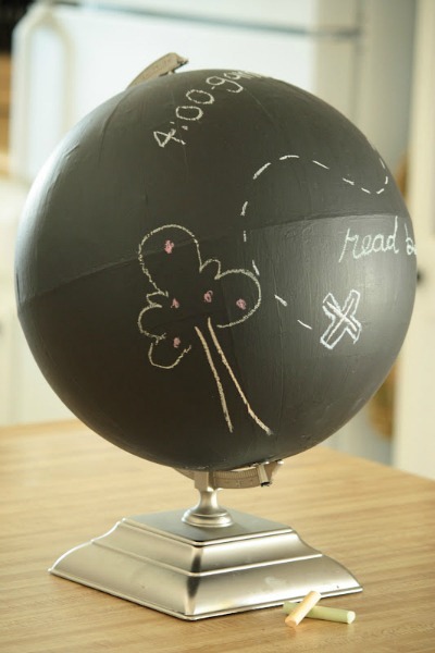 Chalkboard Globe Tutorial