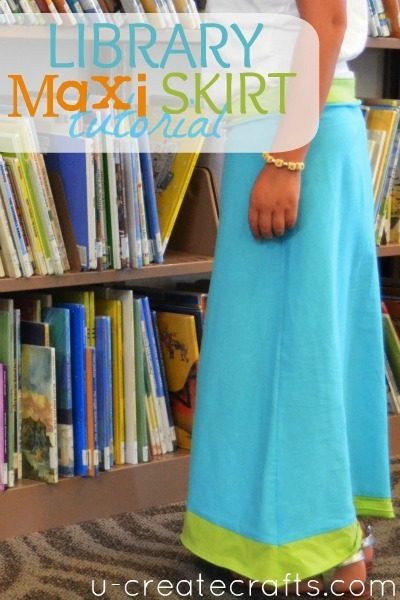 Library Maxi Skirt Tutorial