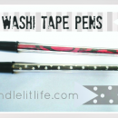 Washi Tape Pen Tutorial