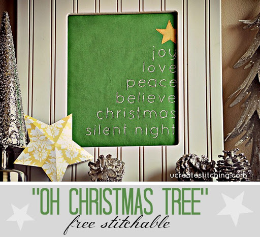 Free Stitchable: Oh Christmas Tree pattern by U Create