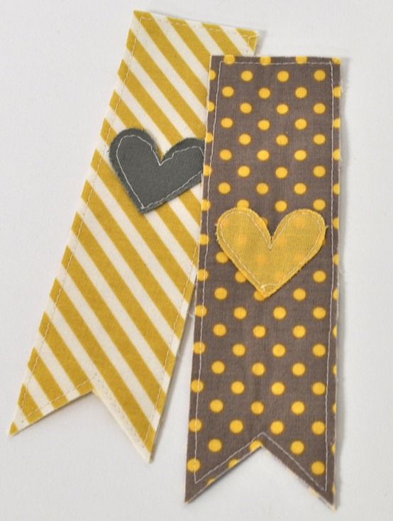 fabric bookmarks at silhouette blog