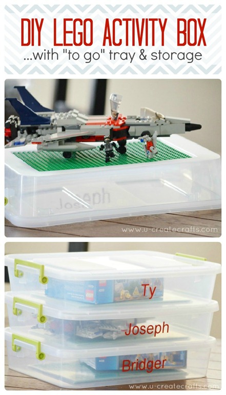 DIY Lego Activity Box with Storage