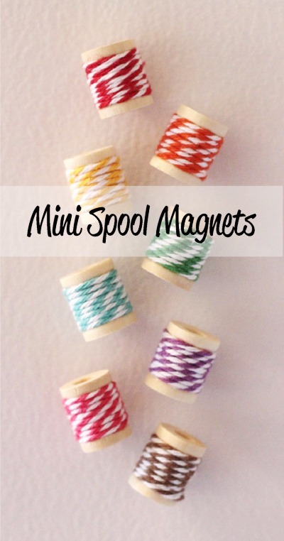 mini spool magnets at the twinery blog