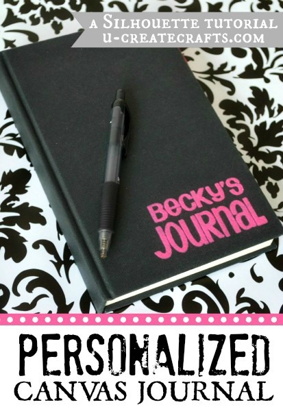 Personalized Journal with Silhouette Double-Sided Adhesive