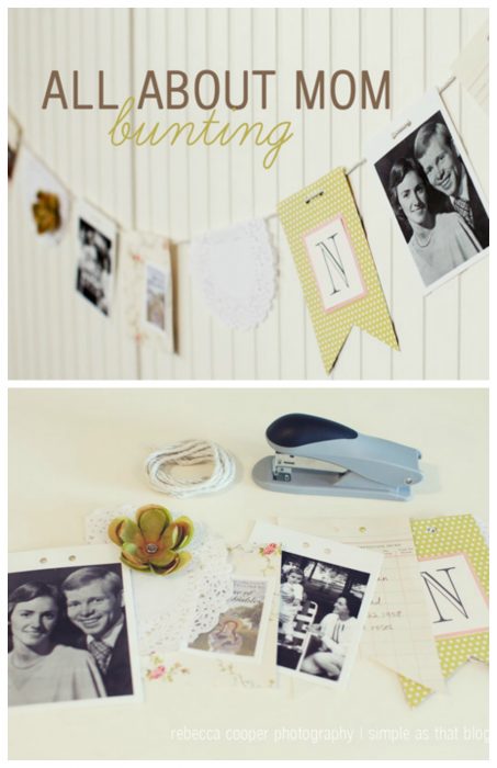 Mothers Day Bunting Tutorial
