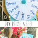 Prize Wheel Tutorial using 5 dollar lazy susan from IKEA! by doodle craft