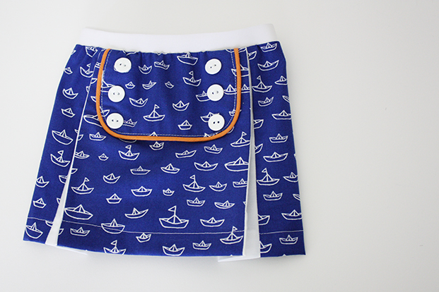 How to Make a Baby Sailor Skirt by Sew Much Ado