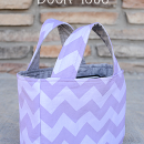 Mini Book Tote Tutorial by Crazy Little Projects