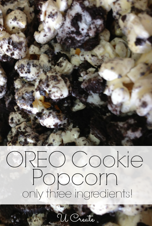 Oreo Cookie Popcorn Recipe