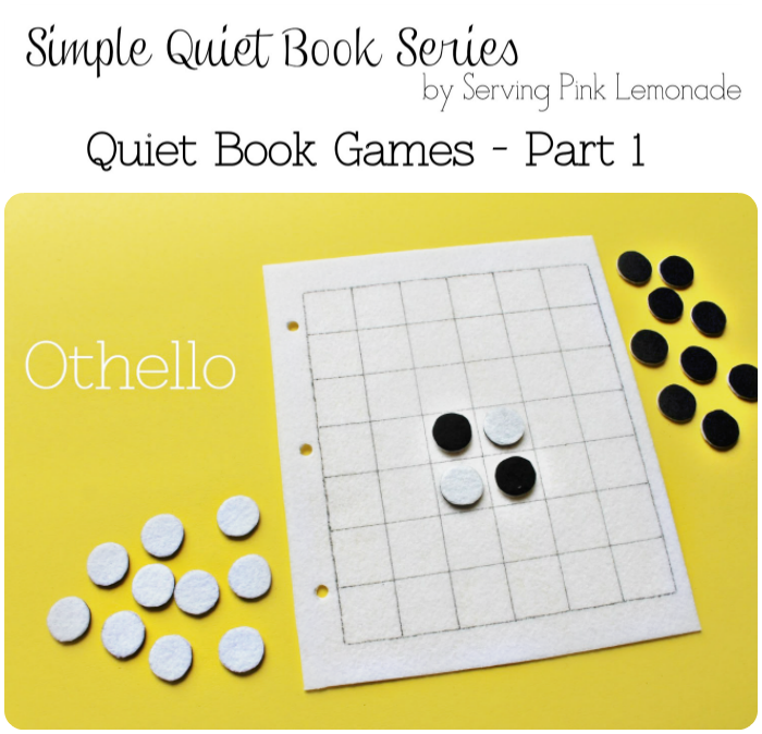 Simple Quiet Book Series with Serving Pink Lemonade