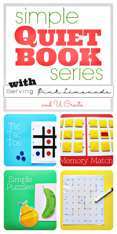 Simple Quiet Book Series with free templates!