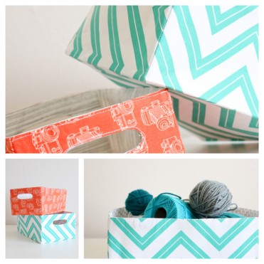 Fabric Basket Tutorial by Delia Creates