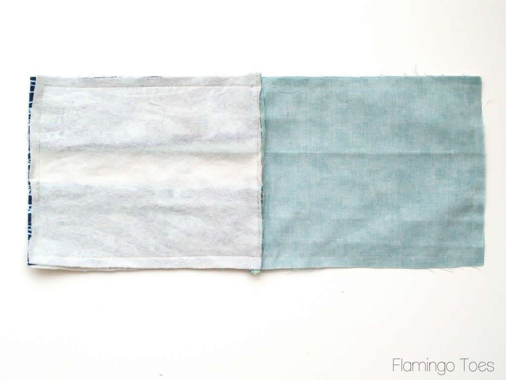 sewing zipper pouch together