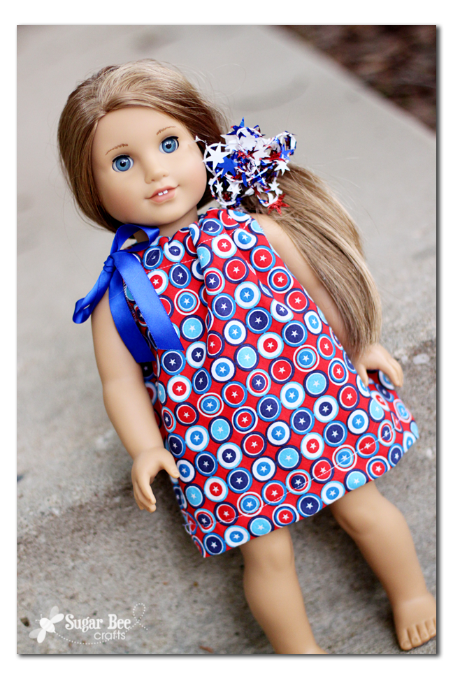 American Doll Dress Tutorial by Sugar Bee Crafts