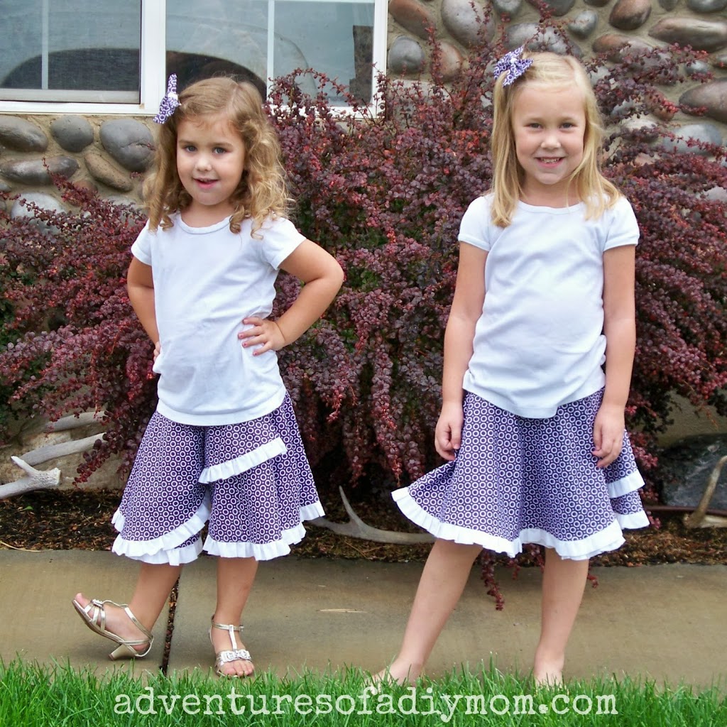 Circle Wrap Skirt Tutorial by Adventures of a DIY Mom