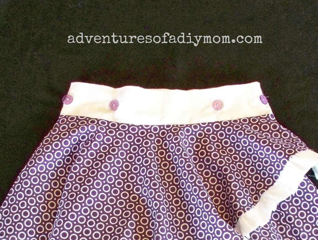 Circle Wrap Skirt Tutorial by Adventures of a DIY Mom
