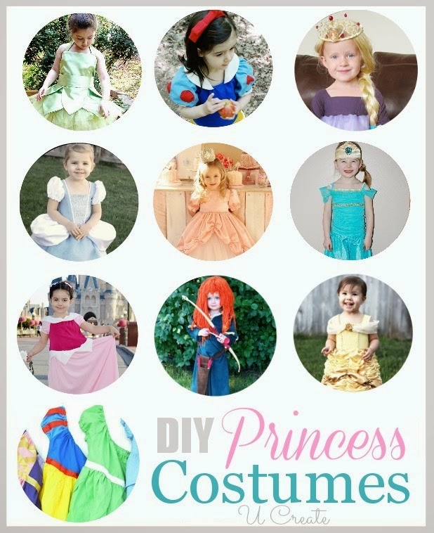 DIY Princess Costumes - for Halloween or those fun Disney trips!