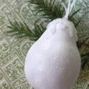 Frosted Pear Ornament Tutorial by Sand and Sisal