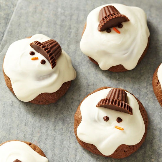 Melting Snowmen Cookies at BHG