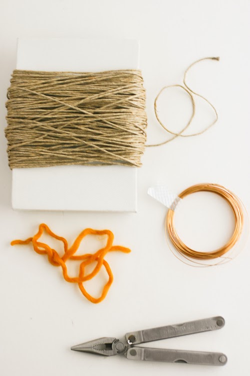 Finger Knit Wreath Tutorial by Flax & Twine