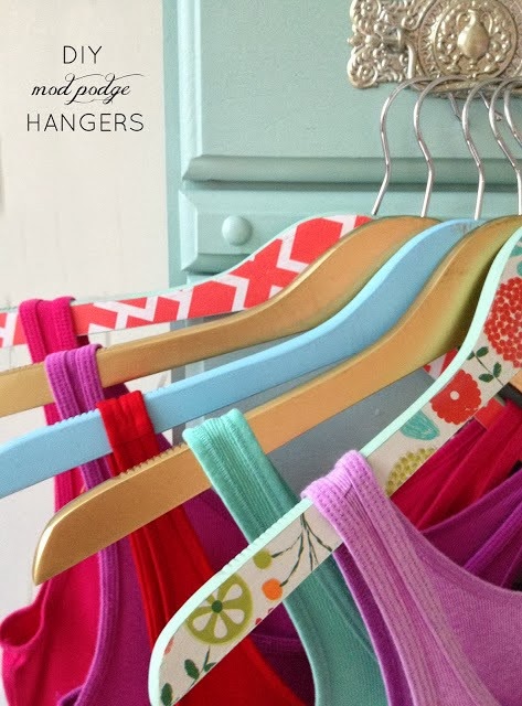 DIY Mod Podge Hangers