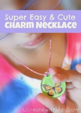 Kids Craft: Mod Podge Charm Necklace Tutorial