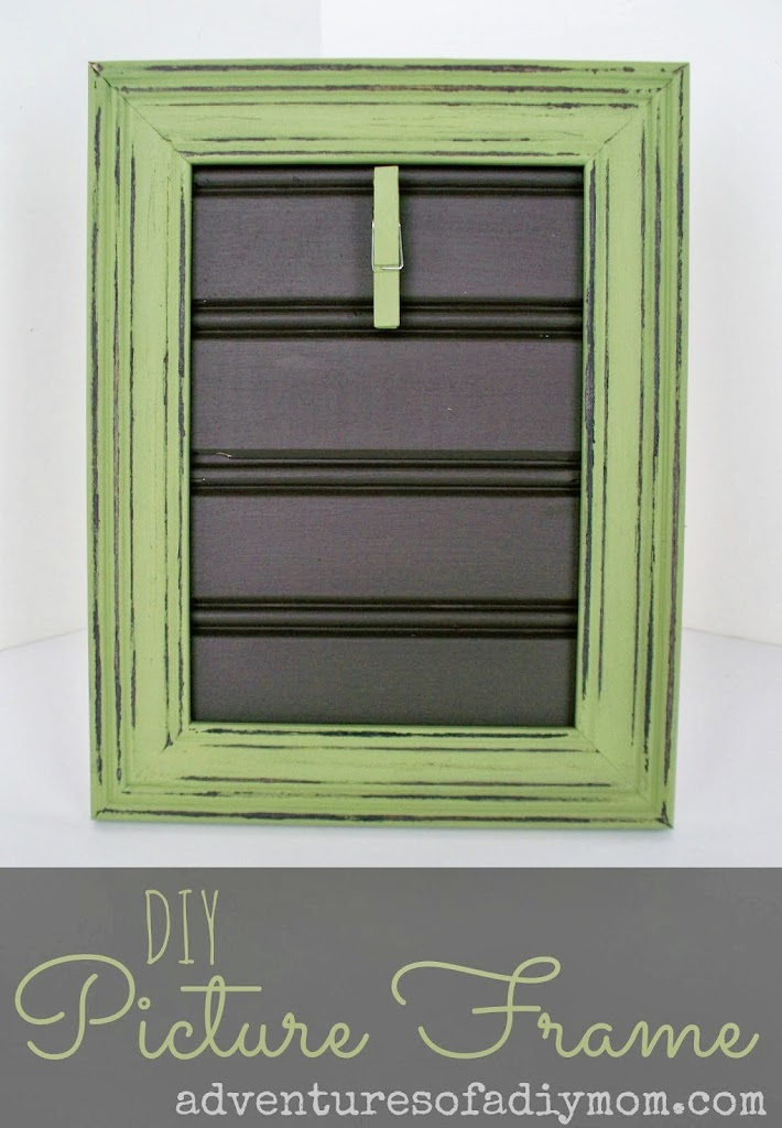 DIY Clothespin Picture Frame by Adventures of a DIY Mom
