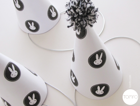 DIY Easter Bunny Hat Printable by TOMFO
