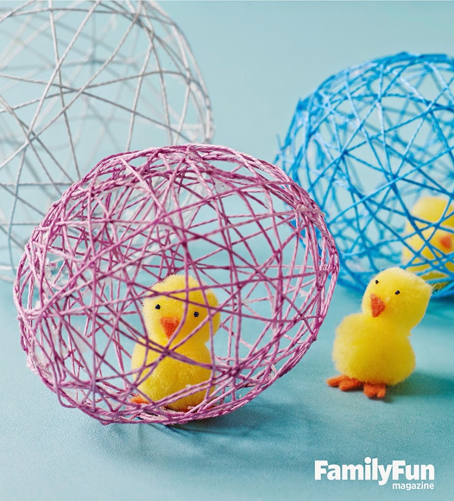 Chick in the Egg Easter Craft by Family Fun magazine