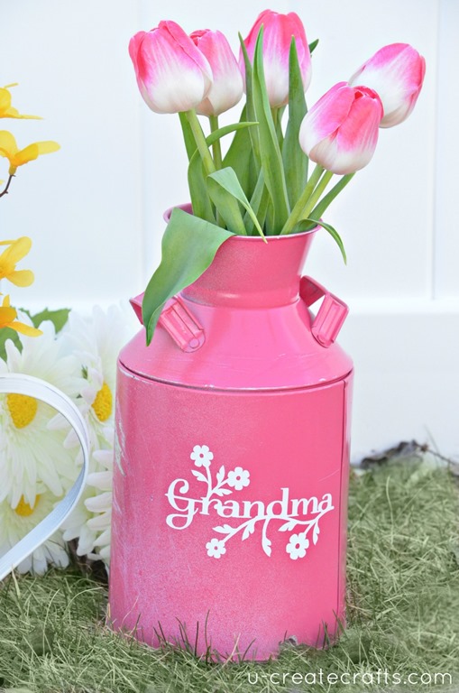 Mother's Day Watering Can Vase Tutorial