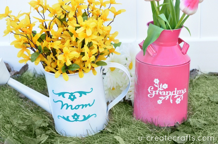 Mother's Day Watering Can Vase Tutorial