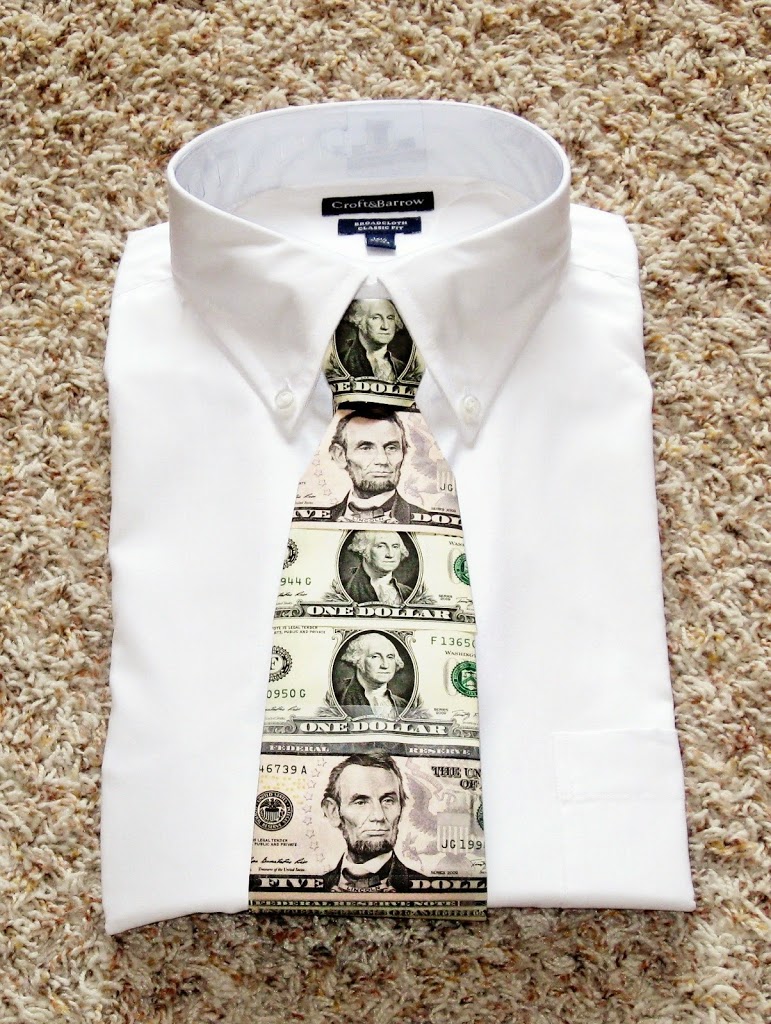 How to Make a Cash Tie - and other creative ways to give money!!