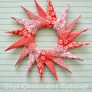 Star Ornament Tutorial by Tea Rose Home